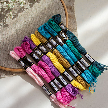 Набор мулине №3 Финка, хлопок, пасма (10 шт. х 8 м)