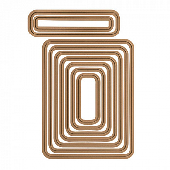 Набор ножей Spellbinders® Nestabilities® Card Creator "A2 Базовая основа B (закругленные края)"