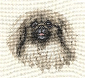 Набор для вышивания «Panna» Ж-1471 Пекинес,15*14 см