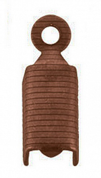 Концевик "Zlatka" FMK-E04 12х4х8 мм, 10шт. (под античную медь)