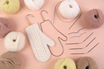 Блокаторы для варежек "Gamma" MBM металл сталь 2 шт без упаковки № M- 15 х 37 см - красный;