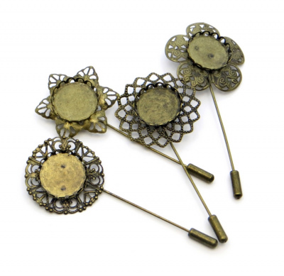 Набор для создания украшения "Рукоделие" MU002 Цветы, d=18 мм