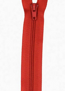 Молнии Спираль н/р брючная т.4 G004А 18-20 см A/L (красные)