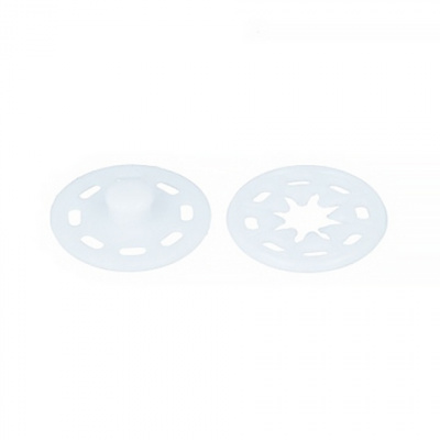 Кнопки пришивные PKL-25 пластик "Gamma" d 25 мм 10 шт. №01 белый