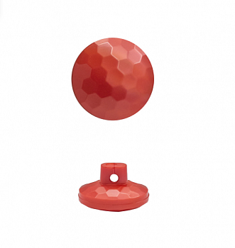 Пуговица в тубе на ножке перламутр 1491- красный перламутр 13 мм уп/24шт