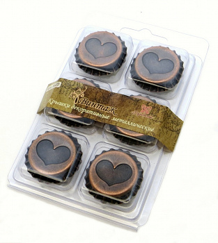 Крышки декоративные металлические "Рукоделие" 6620 Винтаж