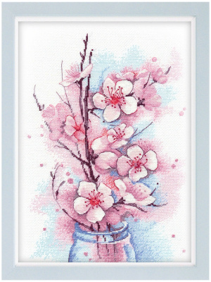 Набор для вышивания «Овен» 1187 " Яблоневый цвет" 27*19 см.