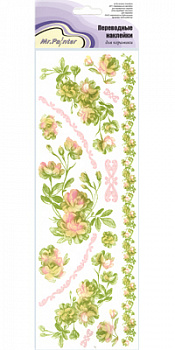 Наклейки Mr.Painter Переводные для керамики 10,5х35,5Цветочный орнамент 2