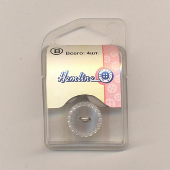 Пуговица Hemline "Basic" 18 мм, 4 шт/упак