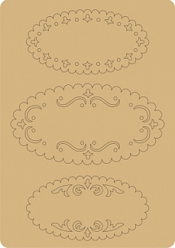 Чипборд "Ванильное небо", арт. chip01