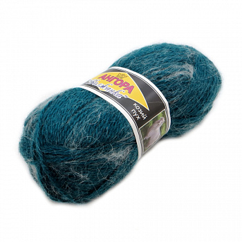 Волжанка Ангора, пряжа для ручного вязания (01, морская волна)