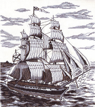 Набор для вышивания «Panna» КР-1296 На морских просторах,32х36 см