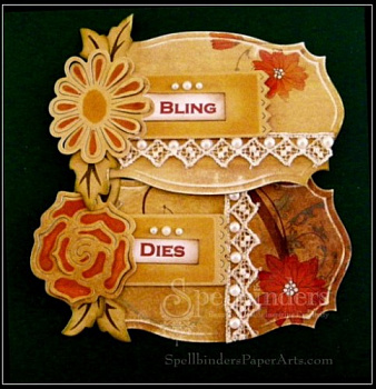 Набор ножей Spellbinders® Shapeabilities® "Цветочные теги"