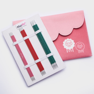 Набор алюминиевых носочных спиц (для начинающих) Starter 15 см Zing KnitPro 47421