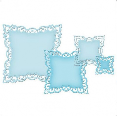 Набор ножей Spellbinders® Nestabilities® "Ярлыки 42: Декоративные элементы"