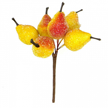 Декоративный букетик "Рукоделие" Груши в сахаре, DKB013