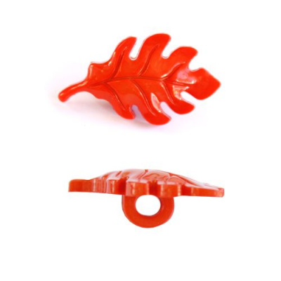 Пуговицы в тубе, 49082  "Листок" 23мм (053) 36 шт.