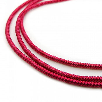 Канитель мягкая, гладкая KAN/MF1-12 глянец, индийский красный