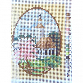 Рисунок на канве 18*24 см Orchidea "Лето"