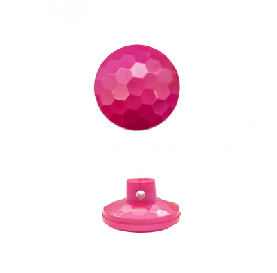 Пуговица в тубе на ножке перламутр 1491- фуксия  перламутр  13 мм уп/24