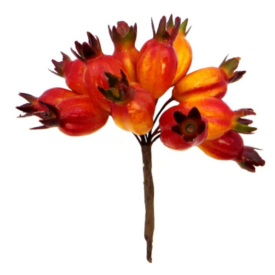 Декоративный букетик "Рукоделие" Шиповник, DKB073