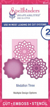 Набор ножей Spellbinders® Shapeabilities® Die D-Lites™ "Медальон 3"
