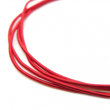 Канитель мягкая, гладкая KAN/MK1.3-09.10  матовая, темный кармин 10 гр