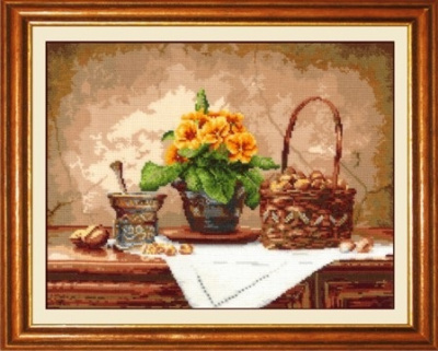 Набор для вышивания "Сделай своими руками" Натюрморт с орехами