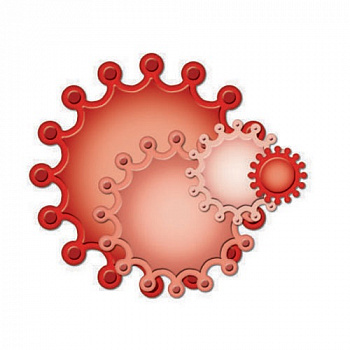 Набор ножей Spellbinders® Nestabilities® "Окружности с короной"