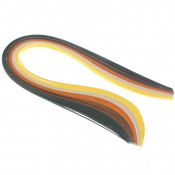 Бумага для квиллинга  шир.3 мм, 120 г  100 полосок , цвета земли