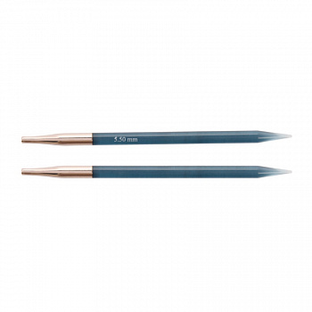 Спицы акриловые съемные для длины тросика 35-126 см Trendz KnitPro, 5.50 мм 51256