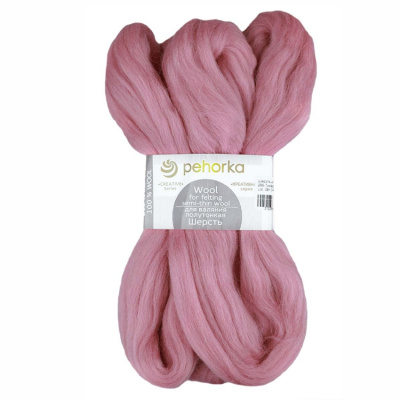 Шерсть для валяния 100% полутонкая шерсть, 50 г, №0266 ликер , упак (10шт.)
