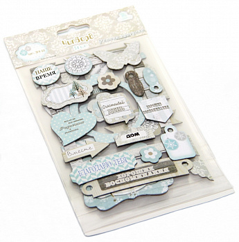 Чипборд (стикер) "Рукоделие" Зимняя прогулка