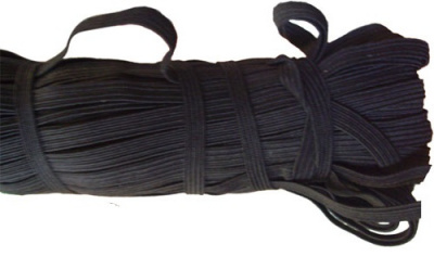 Резинка продежка 8 мм (20 шт. х 10 м), чёрная