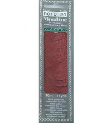 Мулине Спираль «Madeira»100% хлопок, 10 м 0810