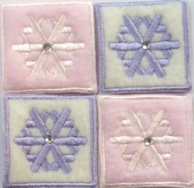 Аппликации на клею 568ABCD, 3 шт./упак.