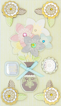 Декоративные 3D наклейки "Рукоделие" СР-07(SP-12074) День рождения