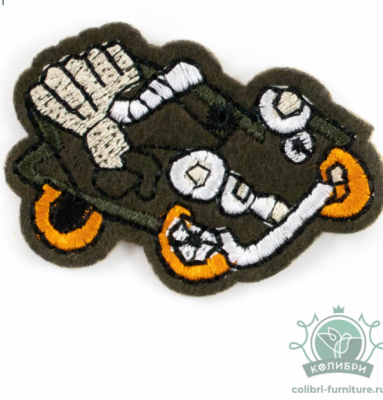 Термоаппликация LA341  50 х 35 мм 5 шт