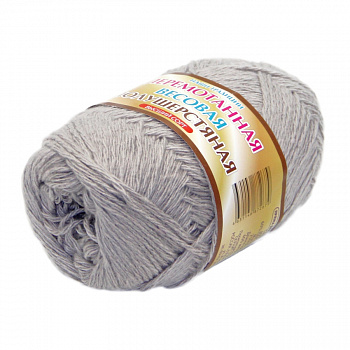 Перемотанная весовая полушерстянная (серебристый)