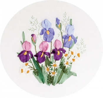 Набор для вышивания «Panna» Ц-1337 Палитра весны 15 х 17 см