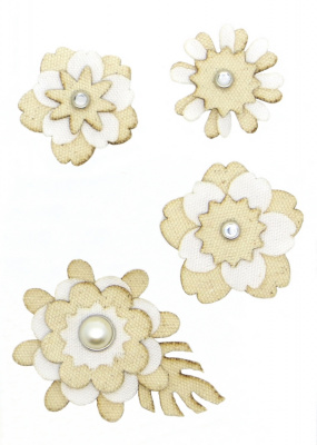 Тканевые цветы 3D "Рукоделие" FLD-102