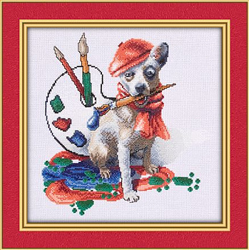 Набор для вышивания «Panna» Д-0297 Художник,30х30 см