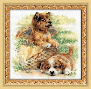 Набор для вышивания «Сотвори Сама» 1390 Нежный возраст 25*25 см