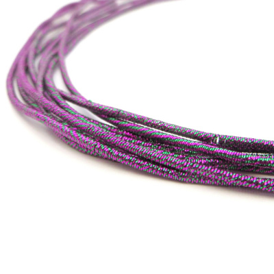 Канитель мягкая, фигурная KAN/MM1,5-12  металлик, фиолетово-зеленая