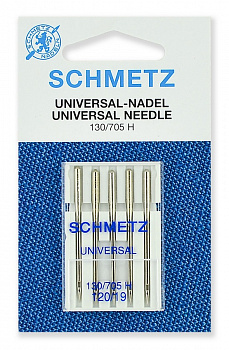 Иглы стандартные 130/705H №120/19, 5 шт. Schmetz 0701100