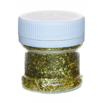 Поталь Стружка Luxart Deco Potal Золото светлое (24 карат) 30 мл (1 г)