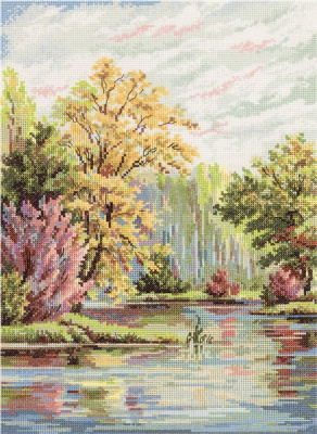 Набор для вышивания «Panna» PS-7047 Золотая серия Осенний мотив,26.5 x 36.5 см