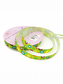 Лента декоративная принтованная "Рукоделие" LD-001 25м, цвет 06