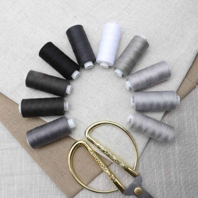 Набор ниток 40/2 400ярд.., "Монохромный", 10 шт/набор, Bestex