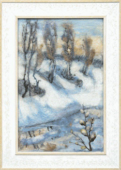 Набор для валяния "В ожидании весны" 21 x 13.4 см